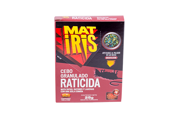 Matiris Raticida Cebo Granulado x 25 G.