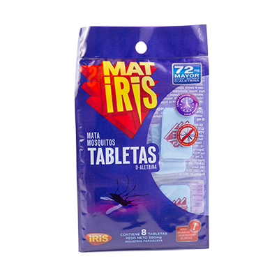 Matiris Tabletas Matamosquitos x 8