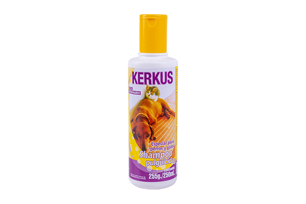 Kerkus Shampoo Pulguicida x 250 cc.